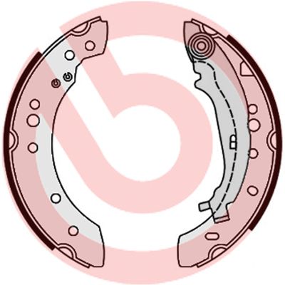 S54521 BREMBO Комплект тормозных колодок