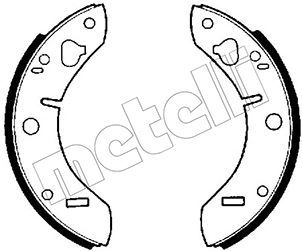 530377 METELLI Комплект тормозных колодок