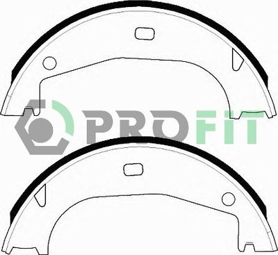 50010546 PROFIT Комплект тормозных колодок