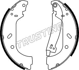 034098Y TRUSTING Комплект тормозных колодок