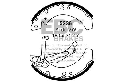 5236 EBC Brakes Комплект тормозных колодок