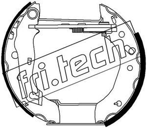 16268 fri.tech. Комплект тормозных колодок