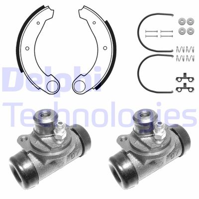 683 DELPHI Комплект тормозных колодок