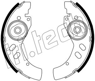 1253745 fri.tech. Комплект тормозных колодок