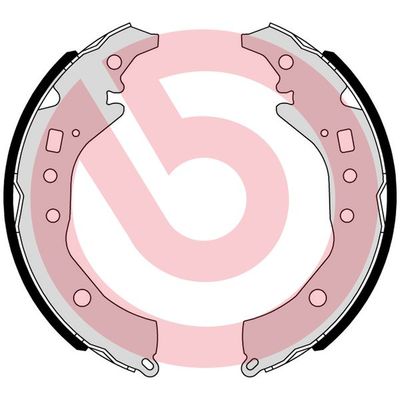 S83571 BREMBO Комплект тормозных колодок