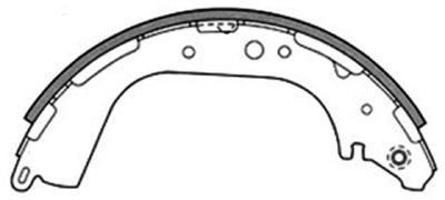 AKS1189 ASVA Комплект тормозных колодок