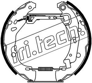 16219 fri.tech. Комплект тормозных колодок