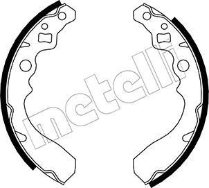 530034 METELLI Комплект тормозных колодок