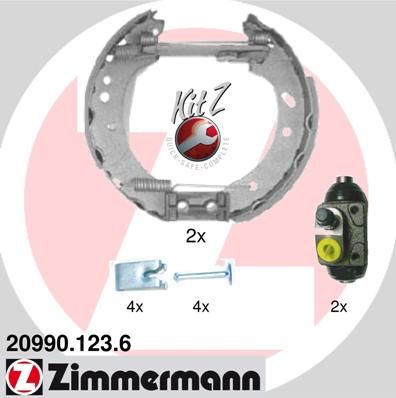 209901236 ZIMMERMANN Комплект тормозных колодок