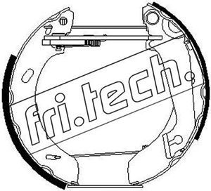 16265 fri.tech. Комплект тормозных колодок