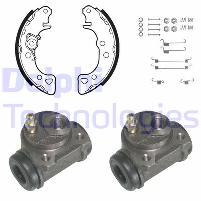 870 DELPHI Комплект тормозных колодок