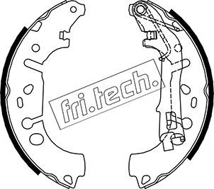 1034117 fri.tech. Комплект тормозных колодок