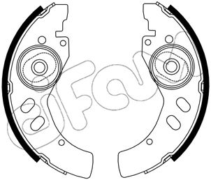 153745 CIFAM Комплект тормозных колодок