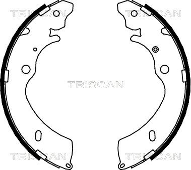 810010033 TRISCAN Комплект тормозных колодок