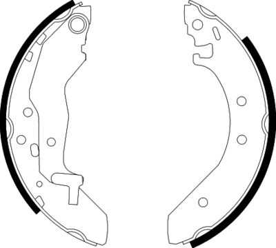 8DB355001321 HELLA PAGID Комплект тормозных колодок