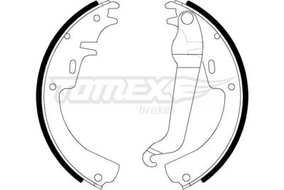 TX2111 TOMEX Brakes Комплект тормозных колодок