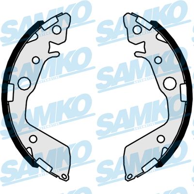 81075 SAMKO Комплект тормозных колодок