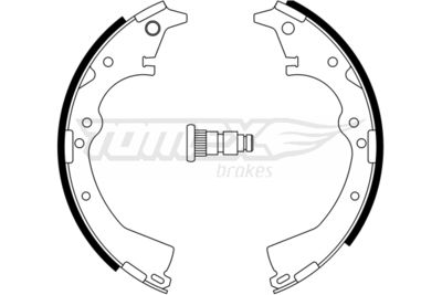 TX2336 TOMEX Brakes Комплект тормозных колодок