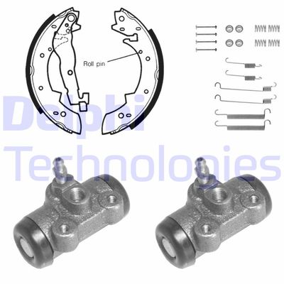 632 DELPHI Комплект тормозных колодок