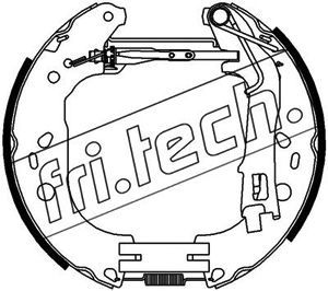 16390 fri.tech. Комплект тормозных колодок