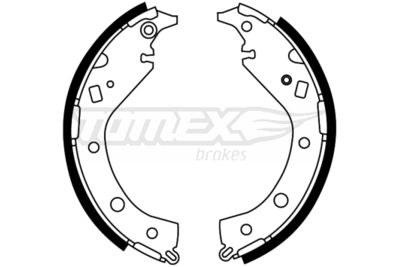 TX2207 TOMEX Brakes Комплект тормозных колодок