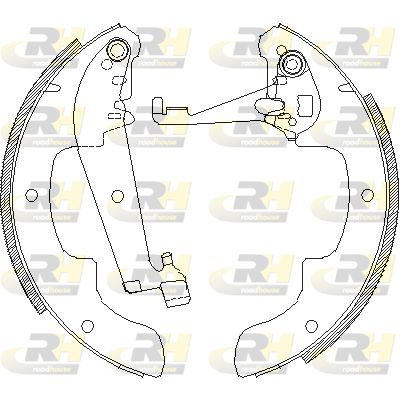 407100 ROADHOUSE Комплект тормозных колодок