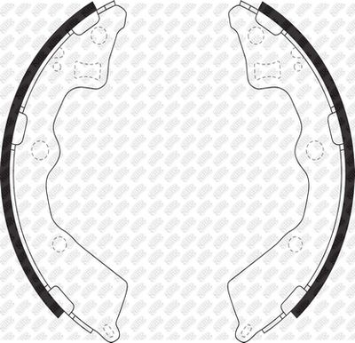 FN0618 NiBK Комплект тормозных колодок