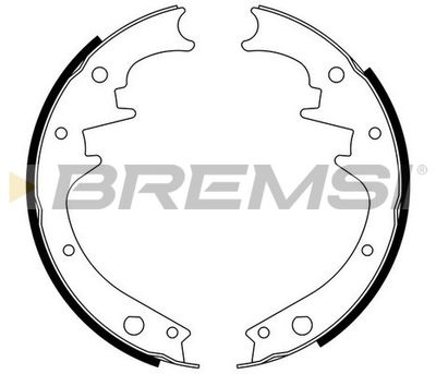 GF0422 BREMSI Комплект тормозных колодок