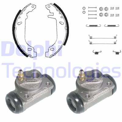 KP830 DELPHI Комплект тормозных колодок