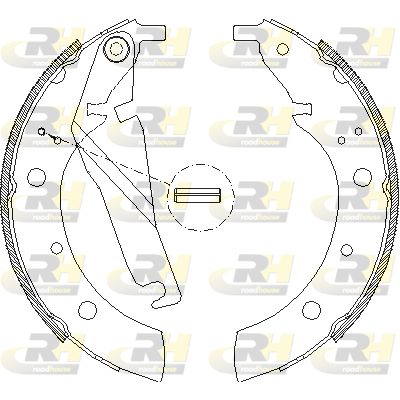 417300 ROADHOUSE Комплект тормозных колодок