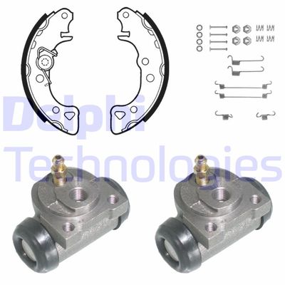756 DELPHI Комплект тормозных колодок