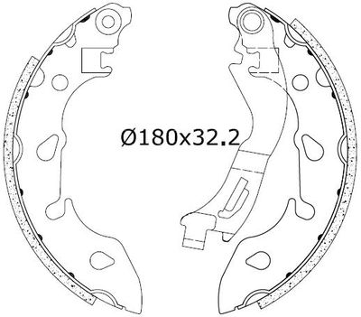 2255793 Omnicraft Комплект тормозных колодок