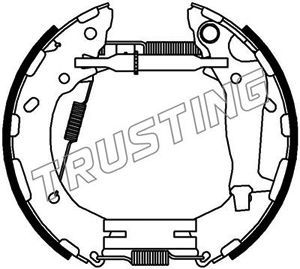 6457 TRUSTING Комплект тормозных колодок