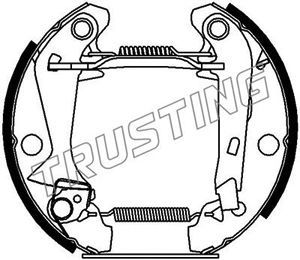 6051 TRUSTING Комплект тормозных колодок