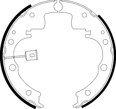 8DB355001971 HELLA PAGID Комплект тормозных колодок