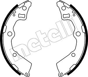 530229 METELLI Комплект тормозных колодок