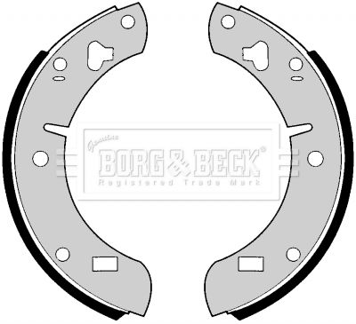 BBS6170 BORG & BECK Комплект тормозных колодок