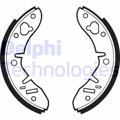 LS1415 DELPHI Комплект тормозных колодок