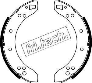 1040087 fri.tech. Комплект тормозных колодок