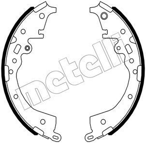 530689 METELLI Комплект тормозных колодок