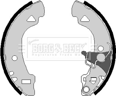 BBS6079 BORG & BECK Комплект тормозных колодок