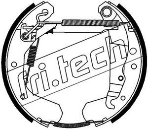 16174 fri.tech. Комплект тормозных колодок