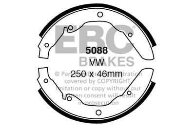 5088 EBC Brakes Комплект тормозных колодок