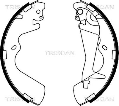 810043010 TRISCAN Комплект тормозных колодок