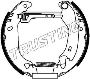 6109 TRUSTING Комплект тормозных колодок