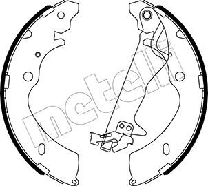 530194Y METELLI Комплект тормозных колодок