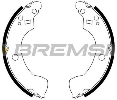 GF0867 BREMSI Комплект тормозных колодок
