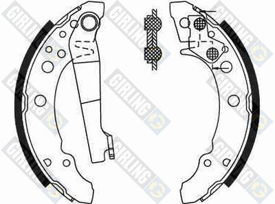 5181669 GIRLING Комплект тормозных колодок