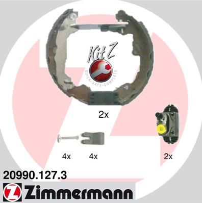 209901273 ZIMMERMANN Комплект тормозных колодок