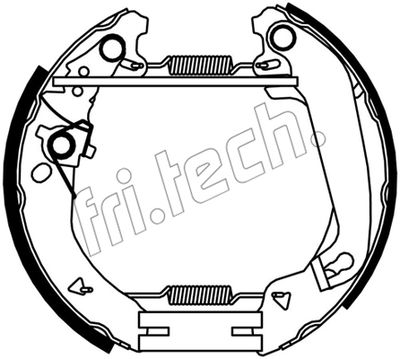 16552 fri.tech. Комплект тормозных колодок